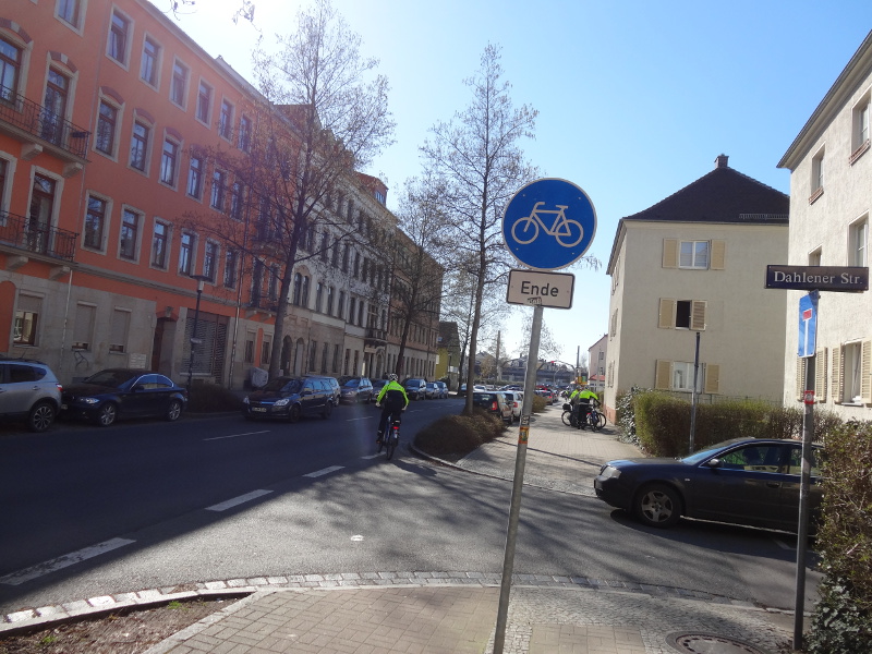 Fahrradstaffel dahlener straße