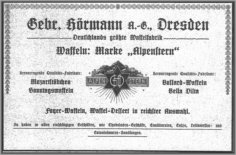 böcklinstraße Anzeige Hörmann um 1915