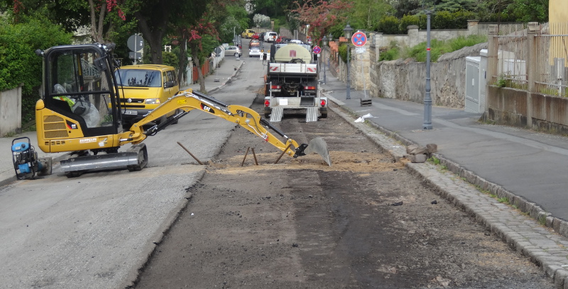 Schützenhofstraße Baustelle 1805