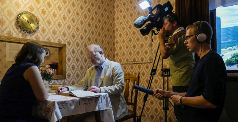 Ulbricht Dreharbeiten_DDR-Museum-Berlin