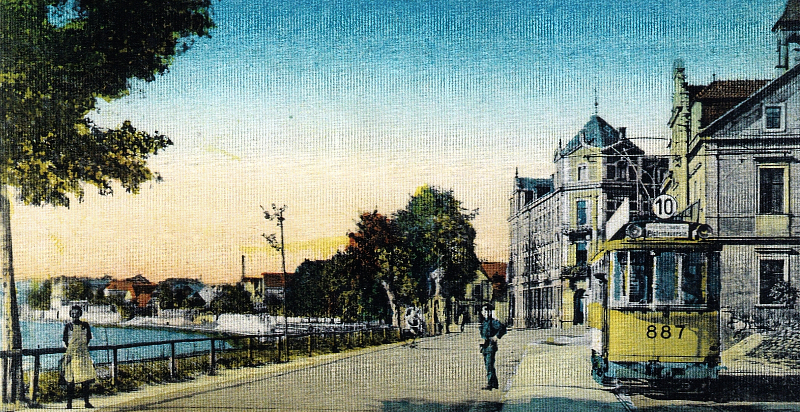 böcklinstraße Endhaltestelle um 1925