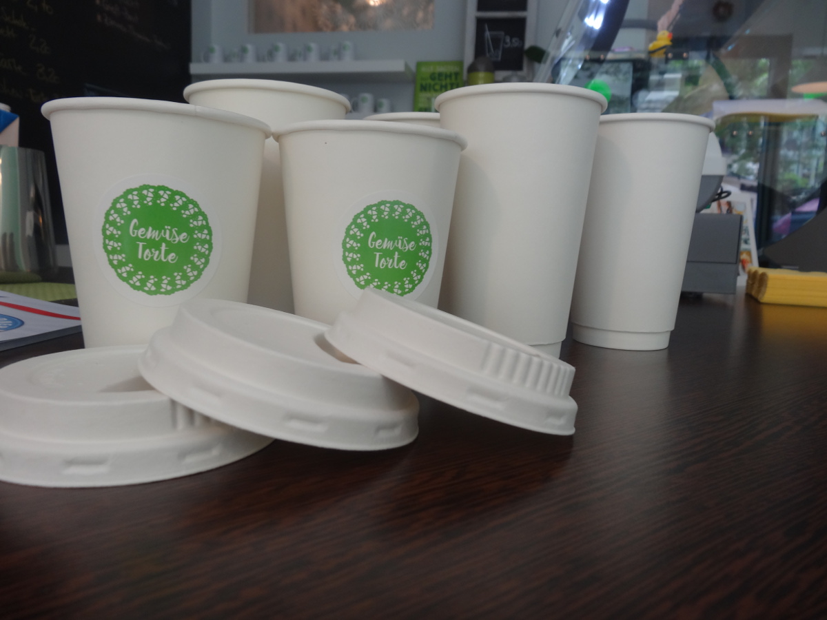 Kaffeebecher gemuesetorte