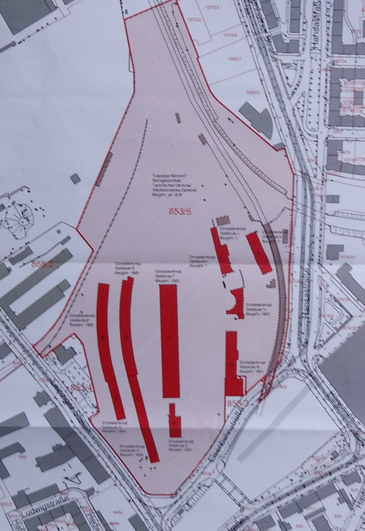 Leipziger Bahnhof Denkmale Karte