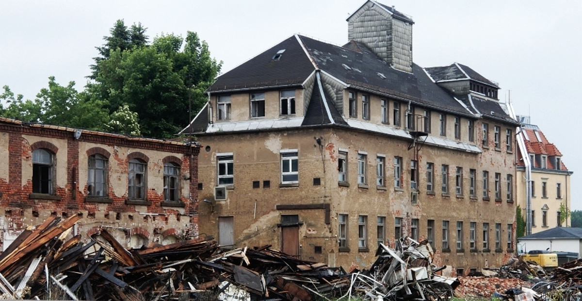 Elektroschaltgerätewerk Abrissarbeiten