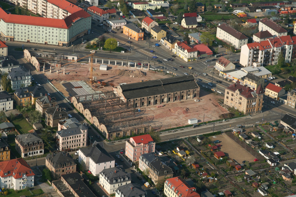 Strassenbahnhof Mickten 11042009