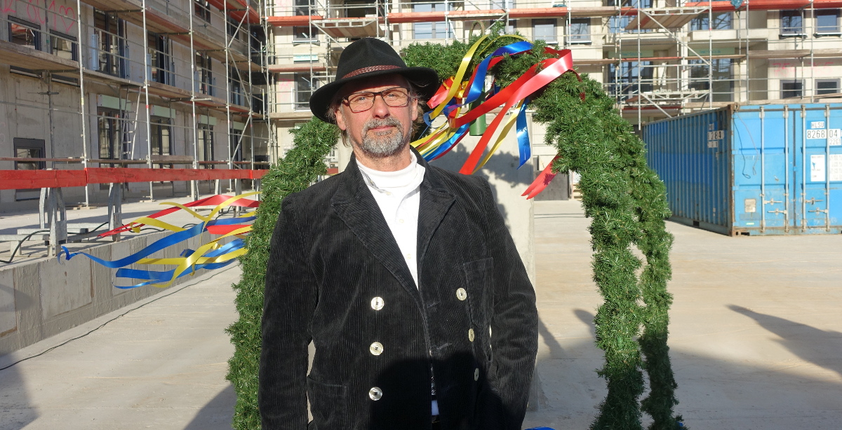 Richtfest Oberpolier Frank Werner