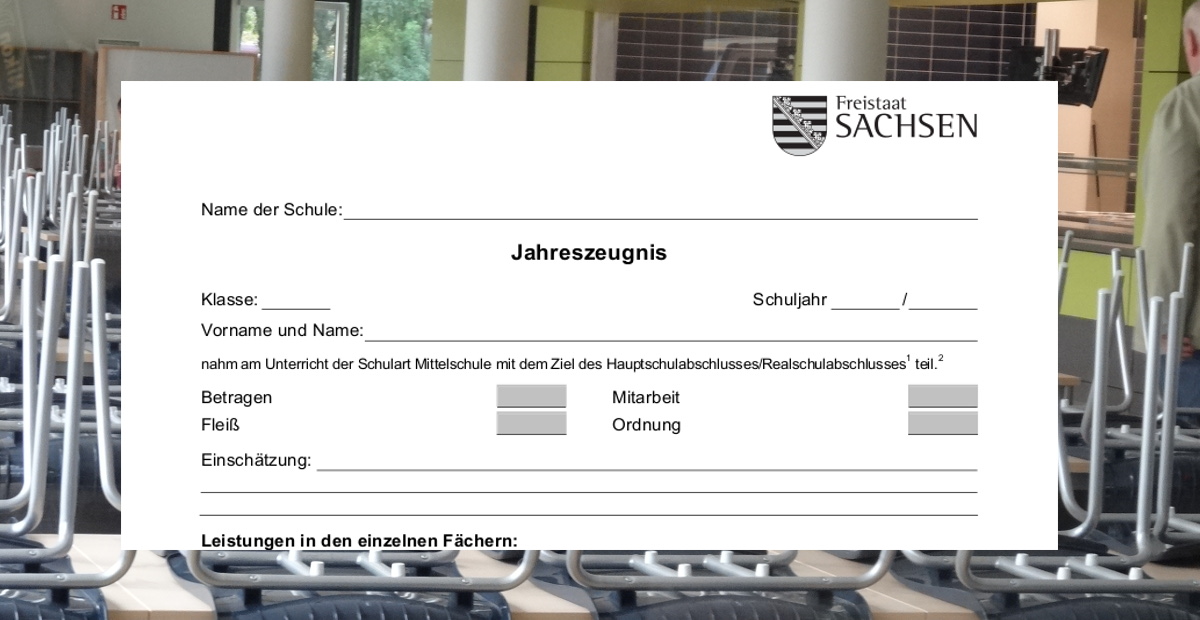 zeugnis vorlage 2018