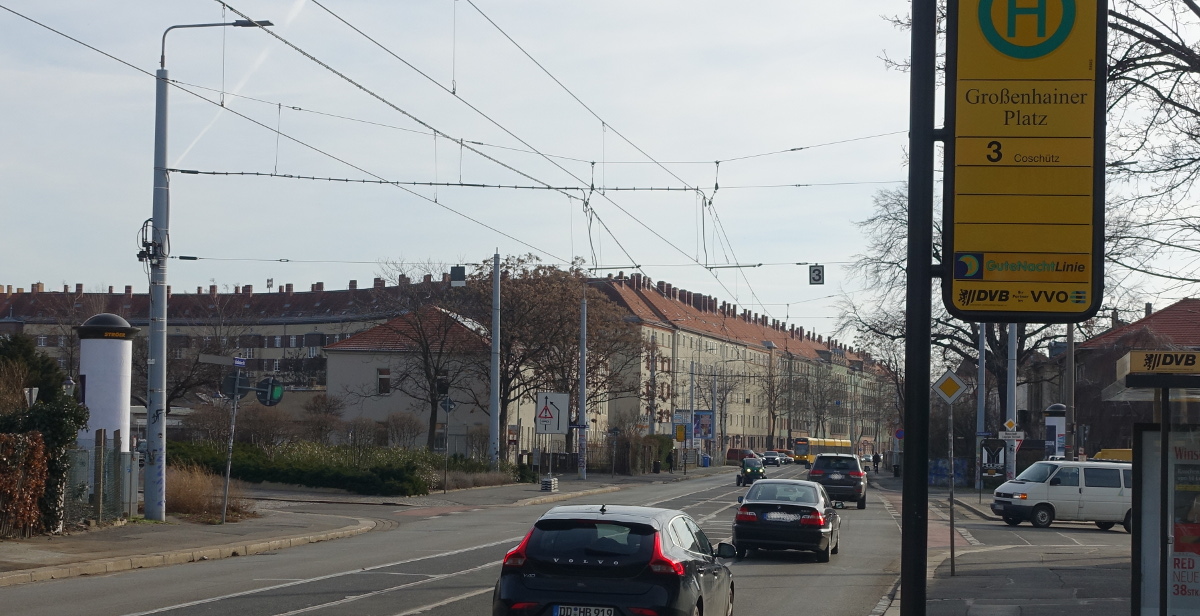 Großenhainer Platz Ampel