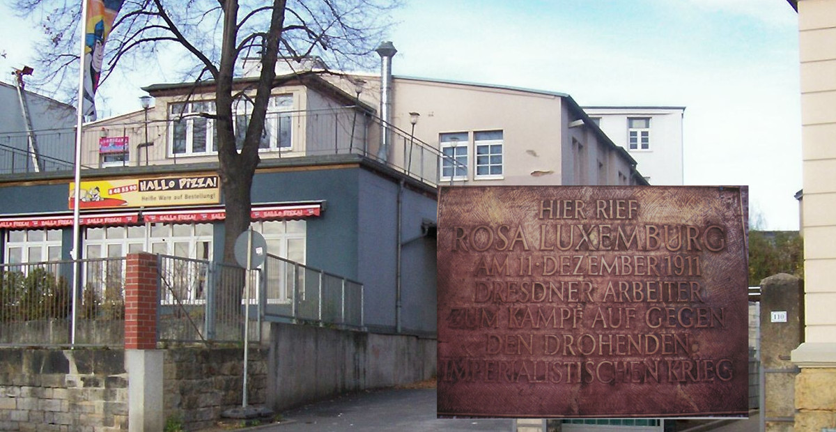 rosa luxemburg deutscher kaiser gedenktafel