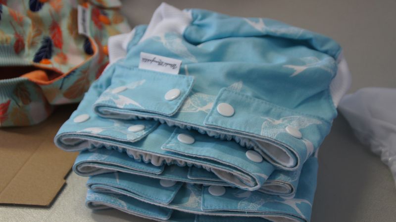 Ein Vorzug der Stoffwindeln ist ihre Ansehnlichkeit