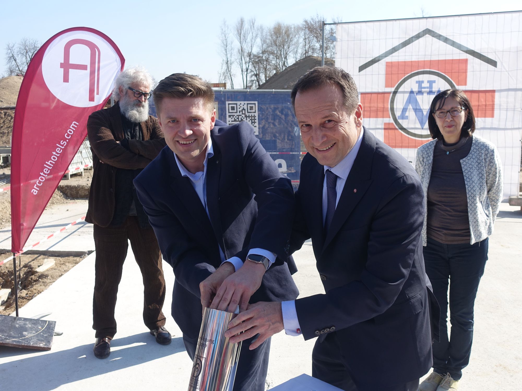 Arcotel Hafencity Grundsteinlegung