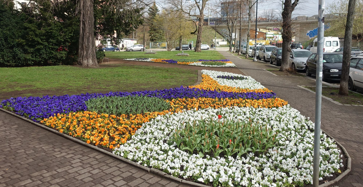 Leisniger Platz Blumen
