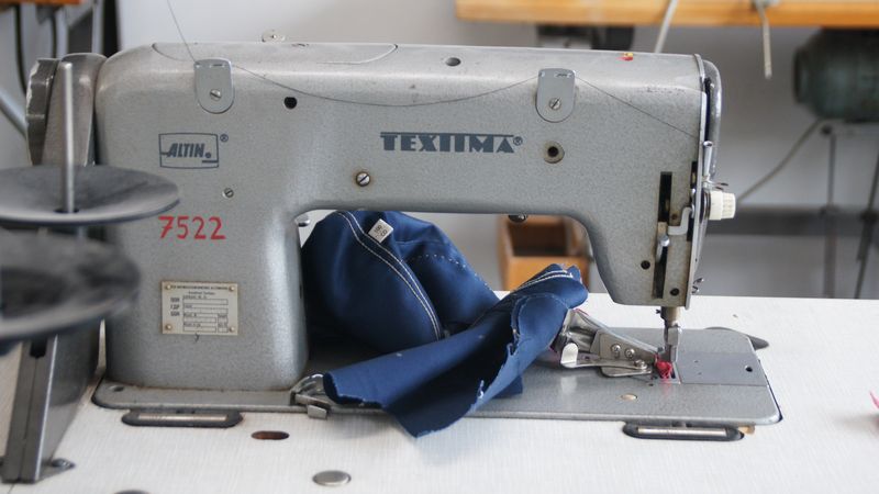 Johann Ruttloffs erste Industriemaschine war eine der Marke Textima