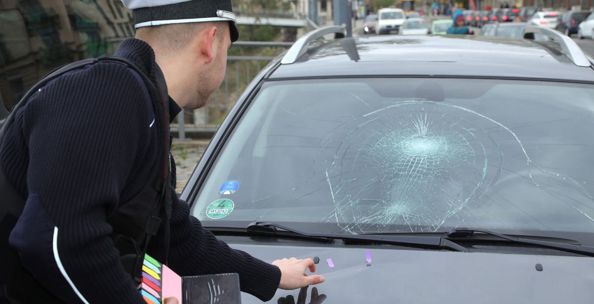 Unfall Leipziger Straße