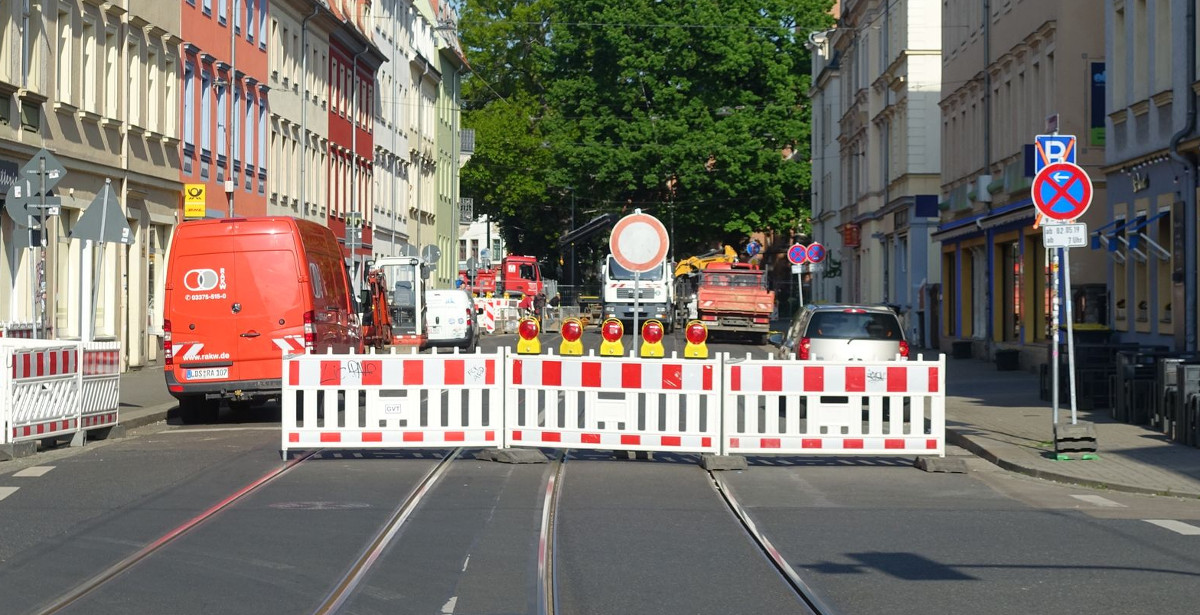 Bürgerstraße Vollsperrung