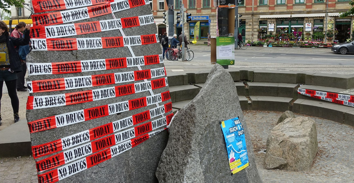 Sucht Kulturjahr no drugs today