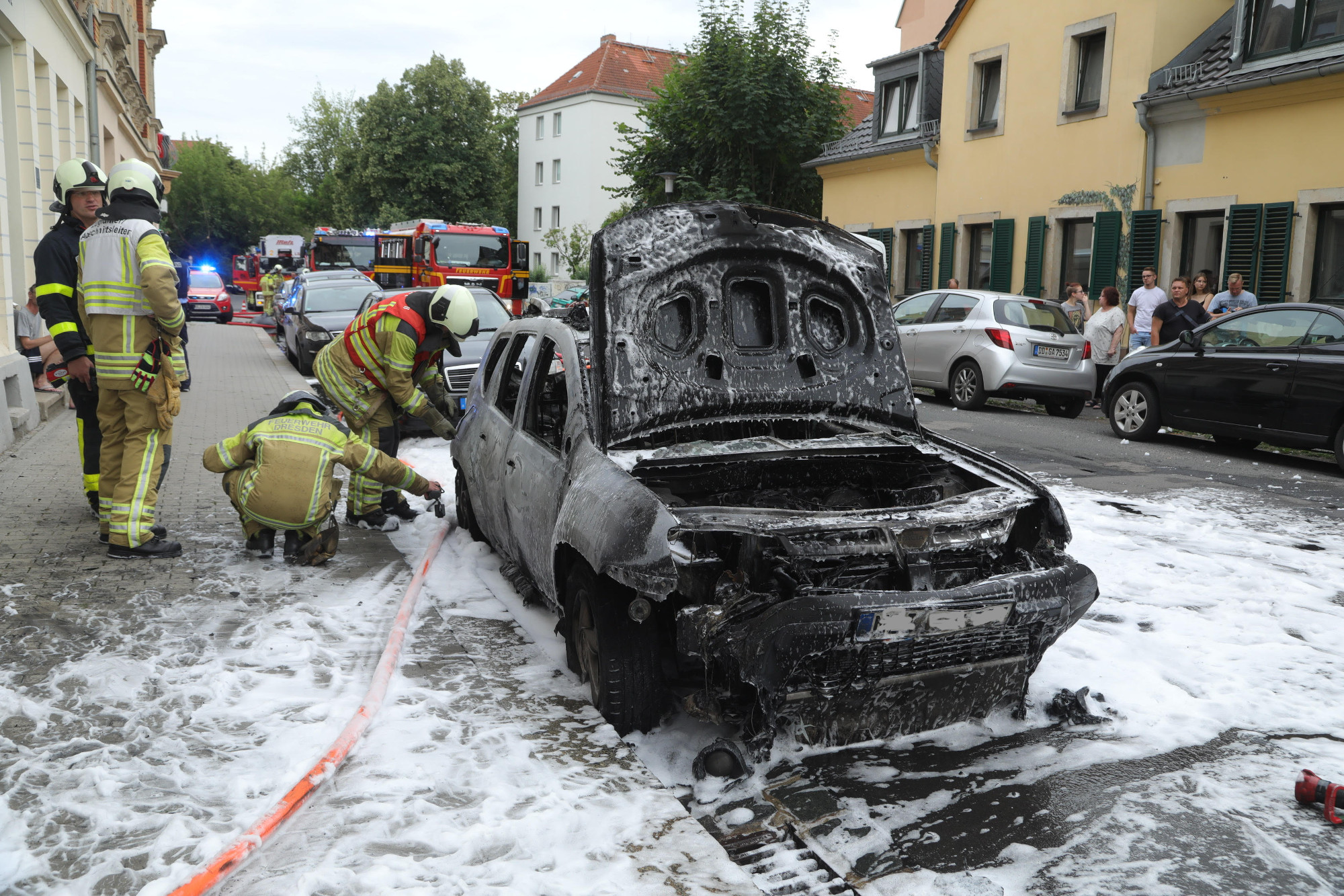 Micktner Straße Autowrack