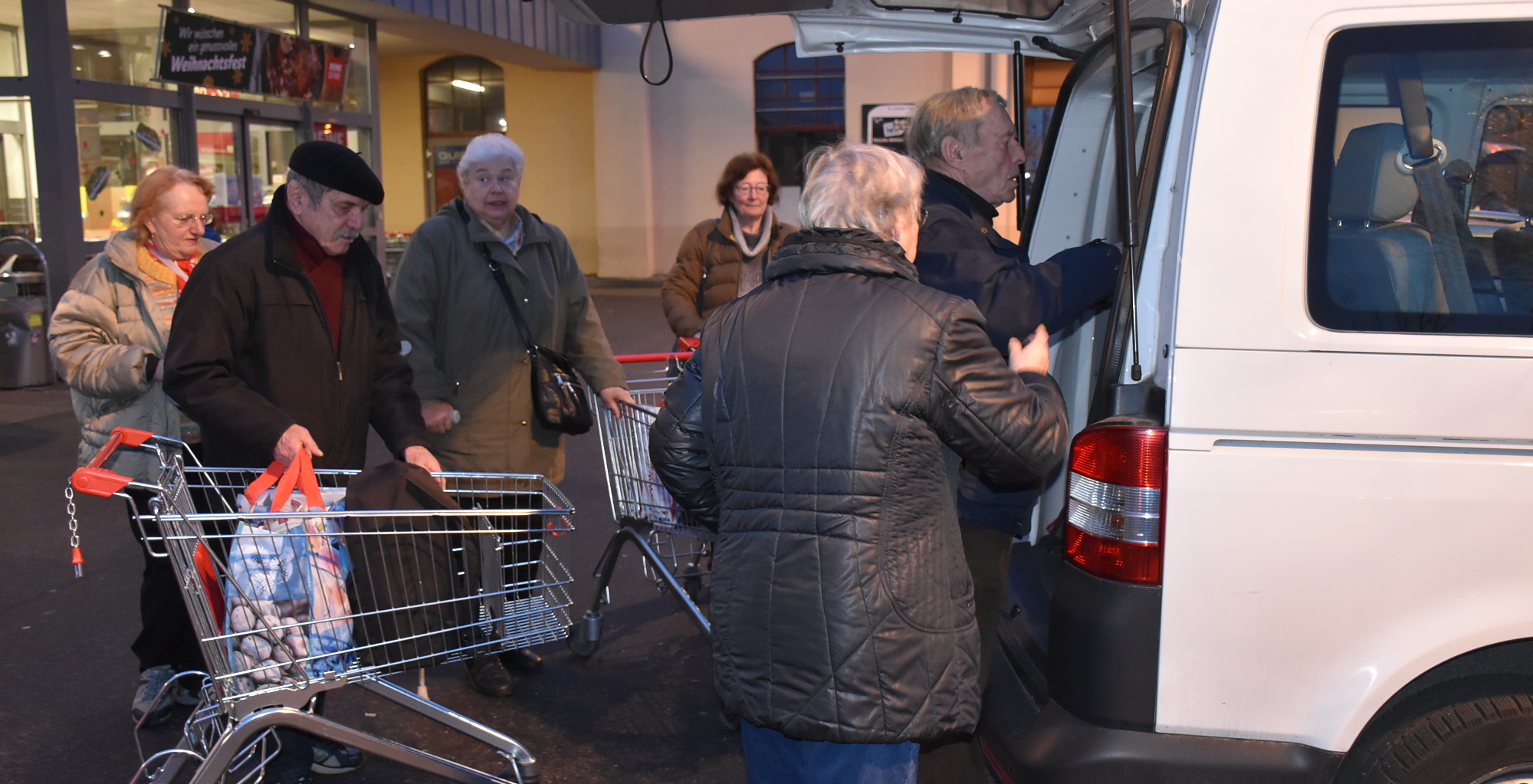 mobiler Einkaufswagen Pieschen