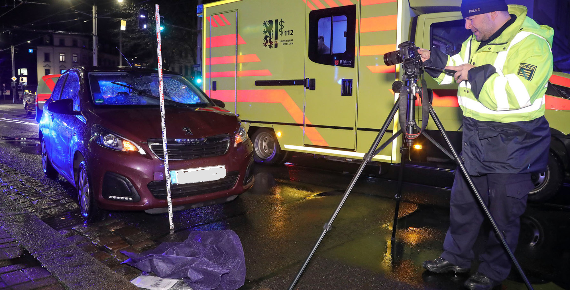 Unfall Trachenberger Platz