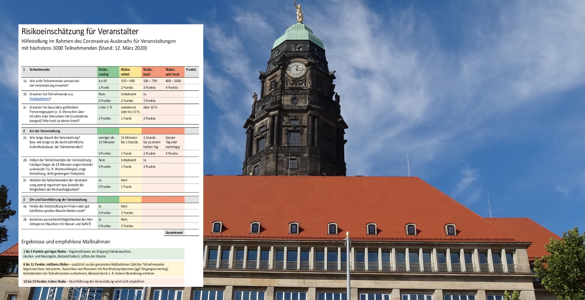 Rathaus Dresden Allgemeinverfügung