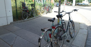 Haltepunkt Pieschen Fahrräder