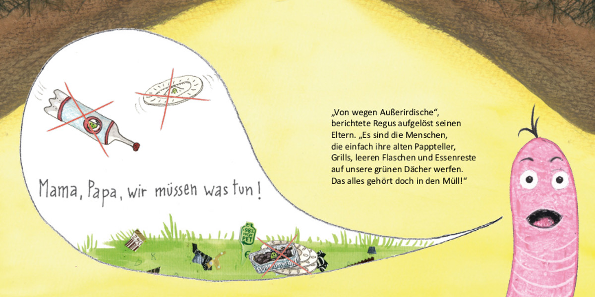 Regenwurm Regus Entdeckung