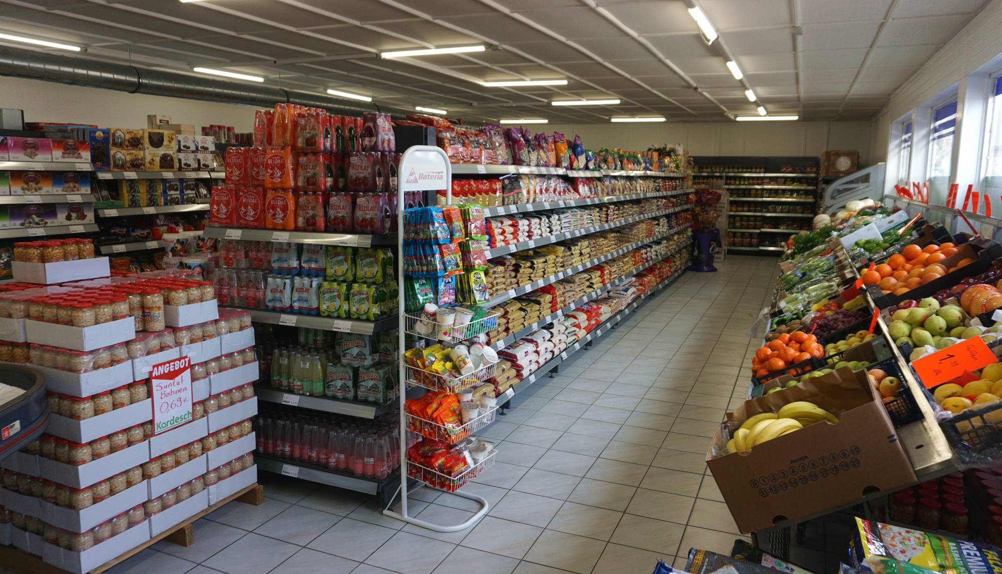 Hier kann der ganze Wocheneinkauf erledigt werden. 