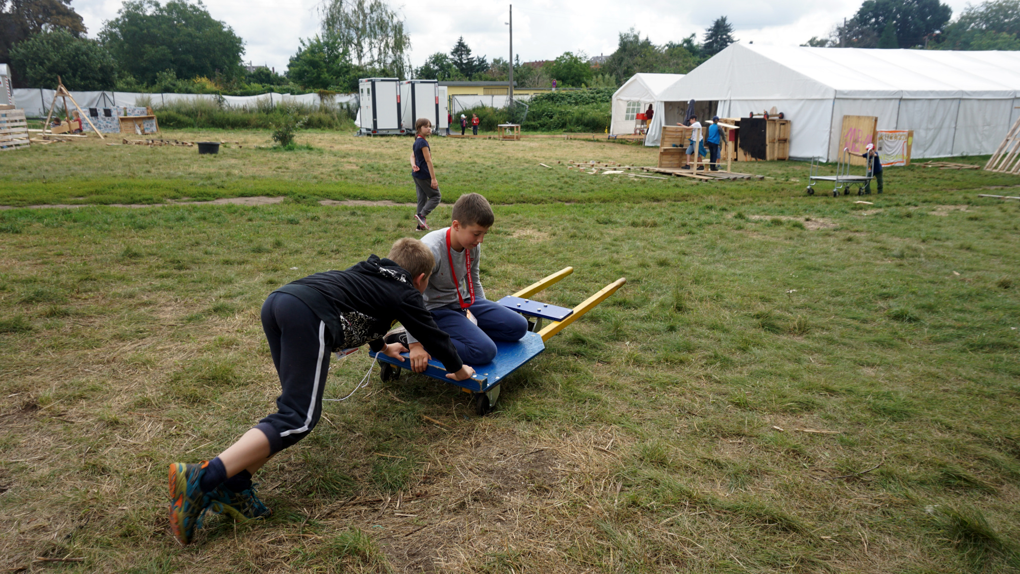 Stadteigenes Taxi. Foto: E. Renneberg