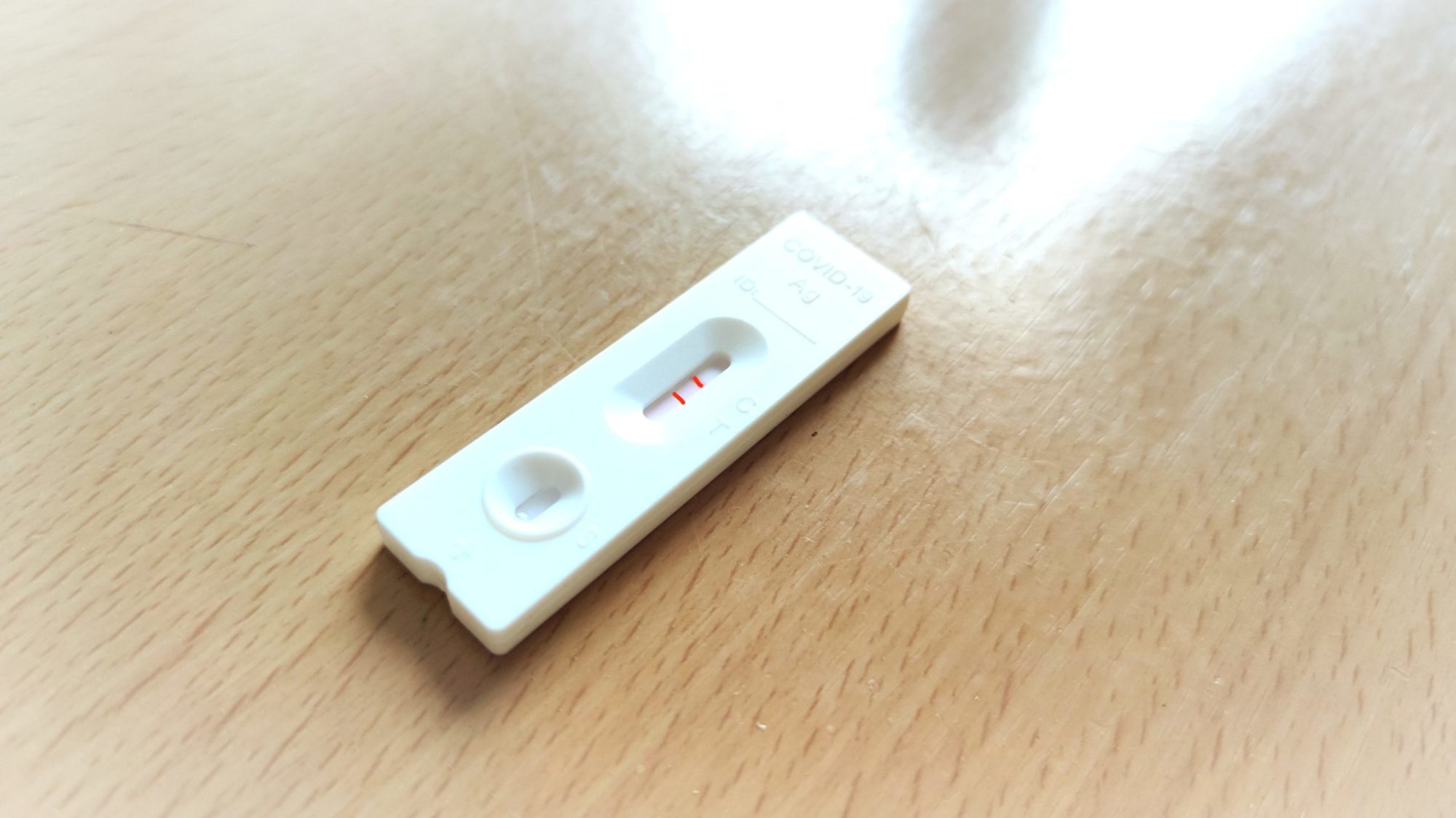 Positiver Coronatest - Foto: Maren Kaster