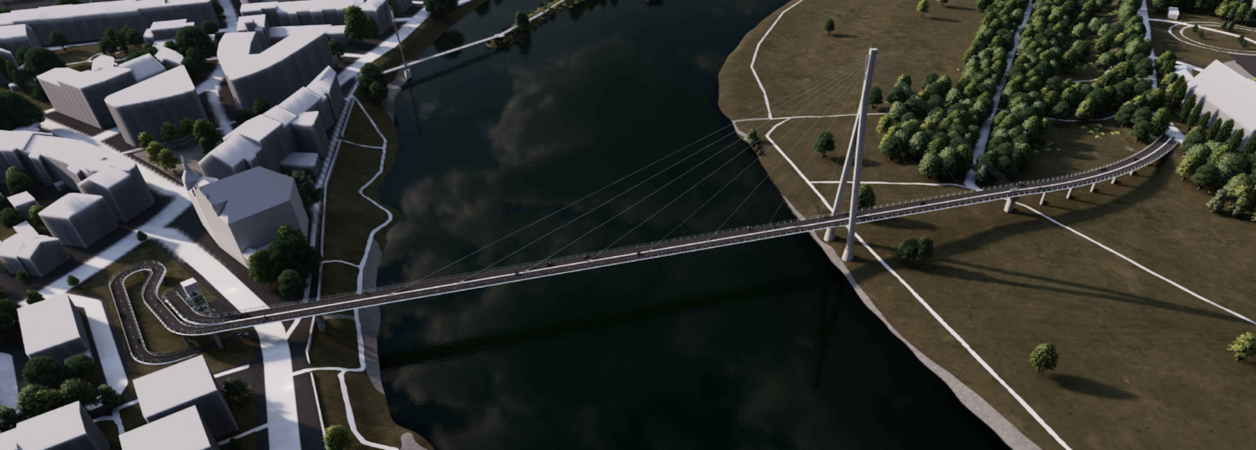 Fuss- und Radbrücke Platz 3