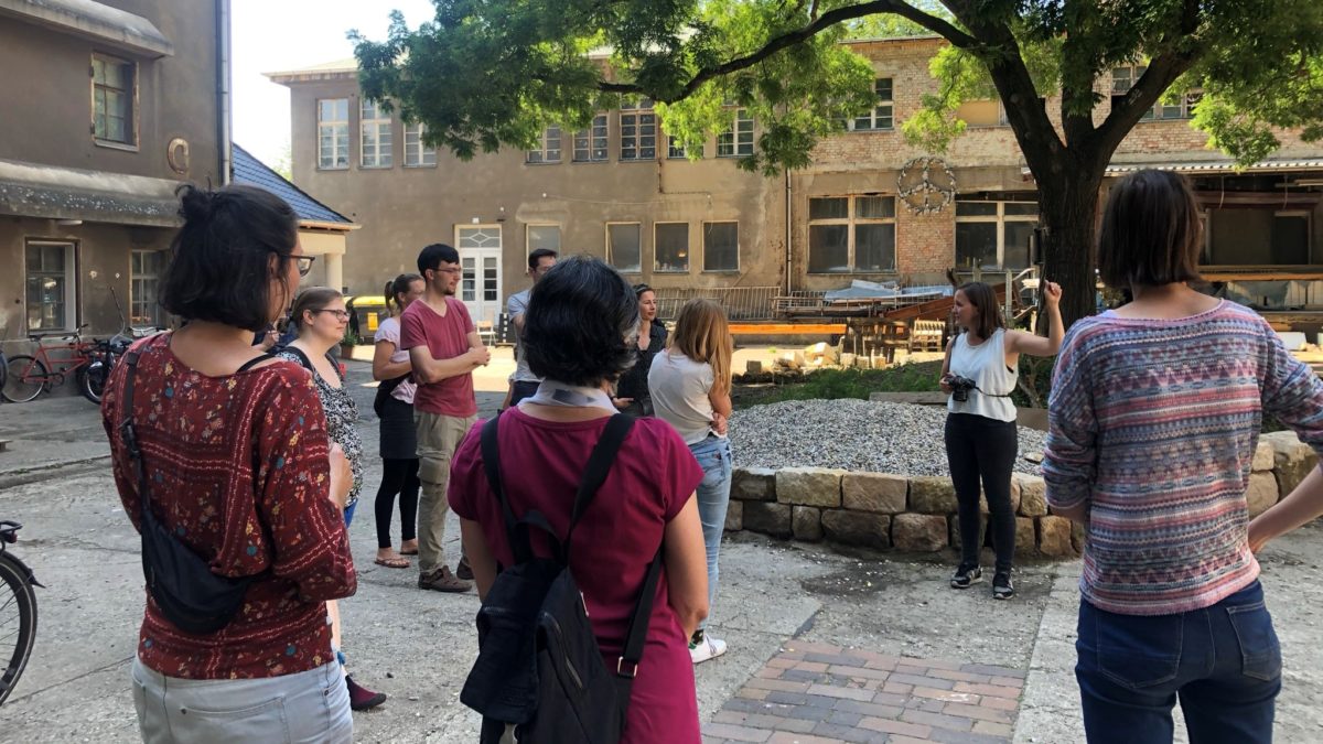 Auch im Stadtbezirk Pieschen werden Programmpunkte von Dear Future" stattfinden. - Quelle: Zukunftsgestalten e.V.