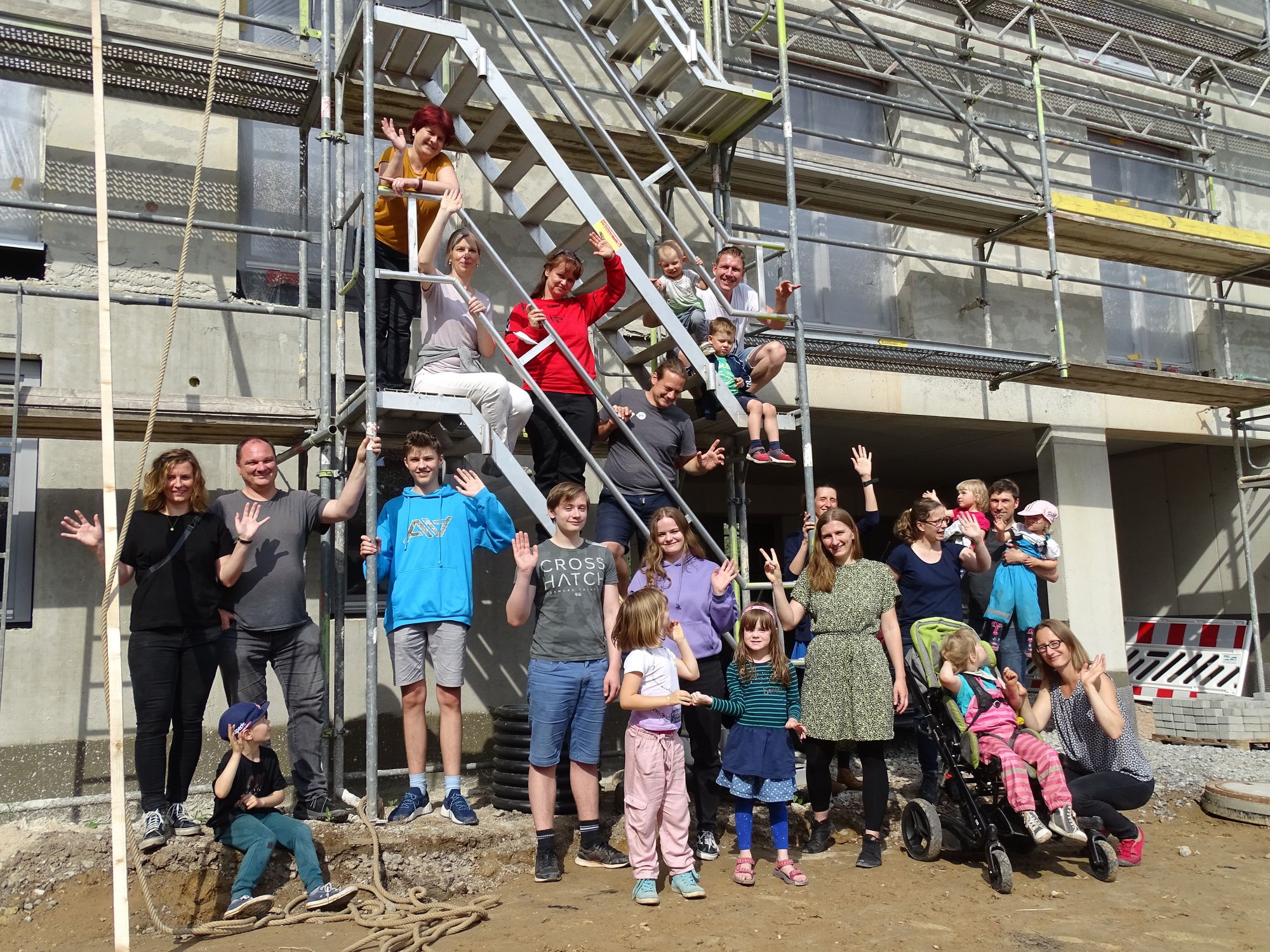 Rosa Melodie Richtfest