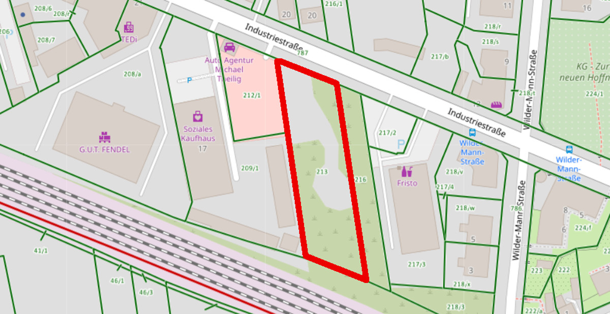 Industriestraße Wohncontainer für Asylbewerber