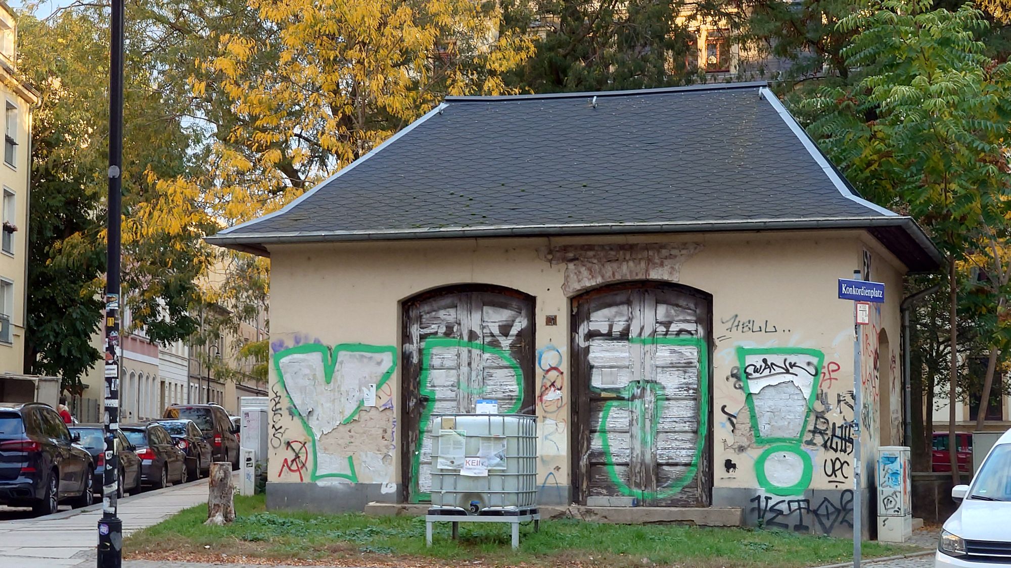 Das Trafohäuschen am Konkordienplatz soll belebt werden.