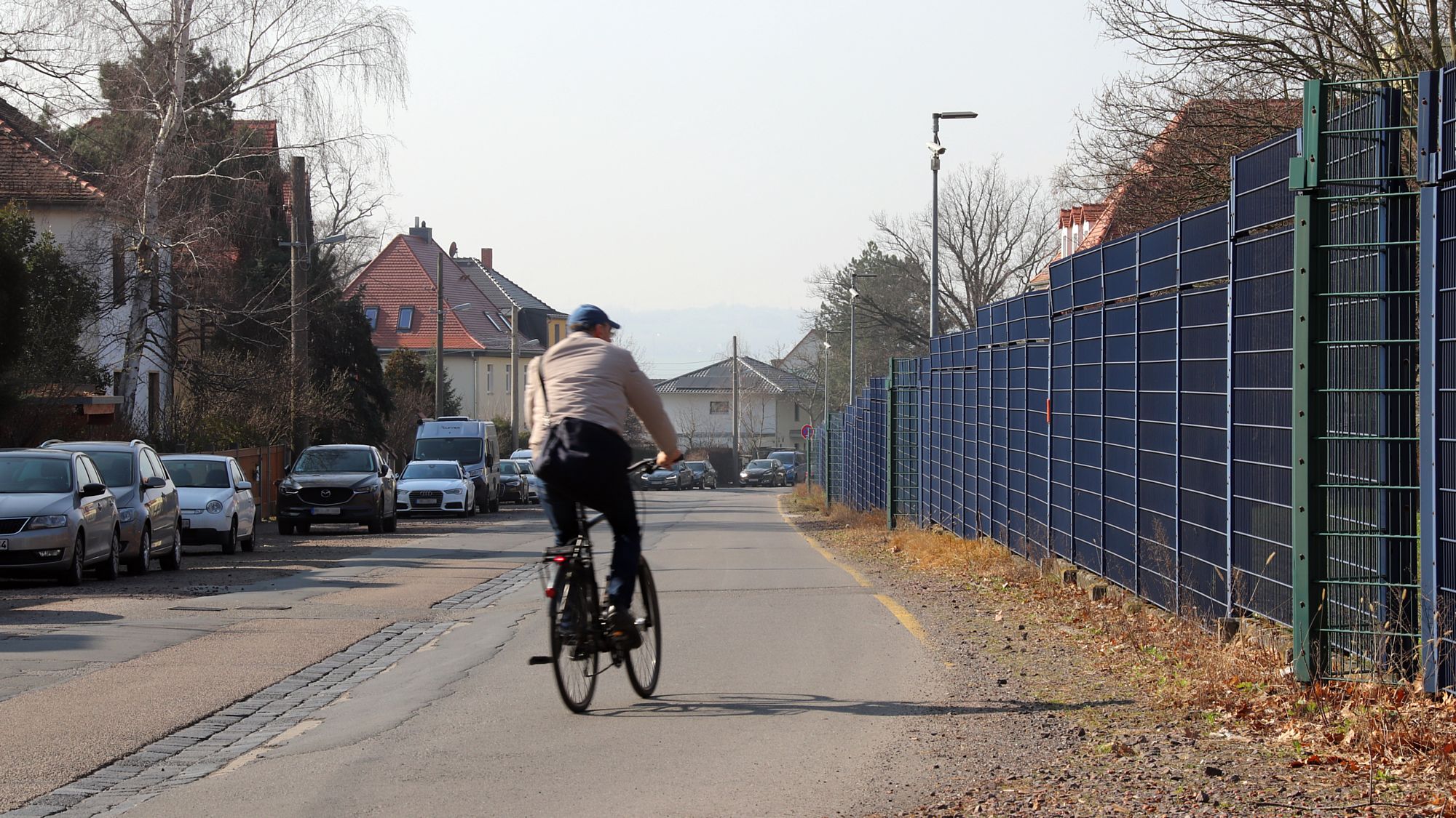 Was wird aus den Radfahrern, fragte eine Anwohnerin. Foto: J. Frintert