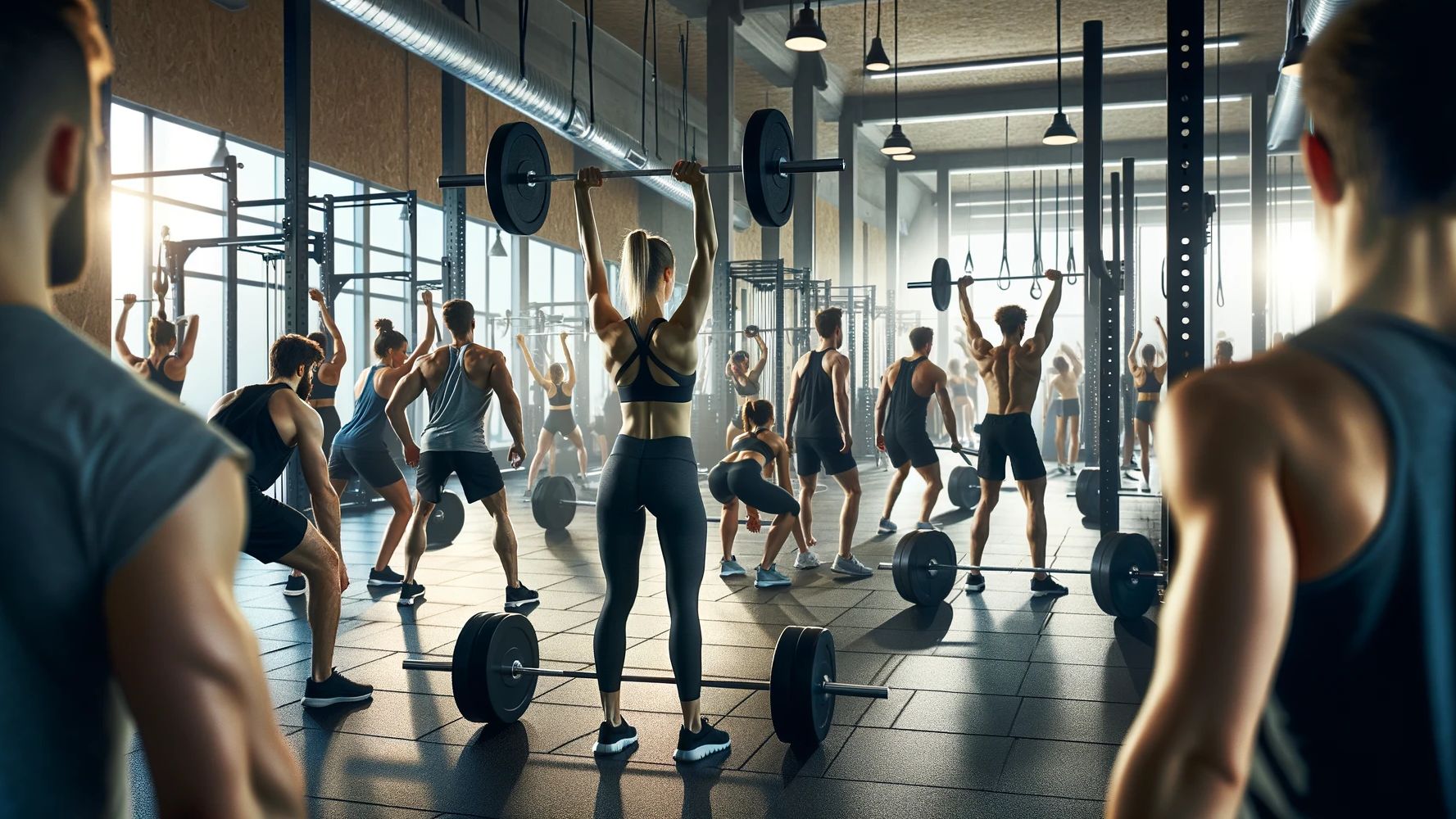 Testomed im Fitness-Studio - Foto mit KI generiert.