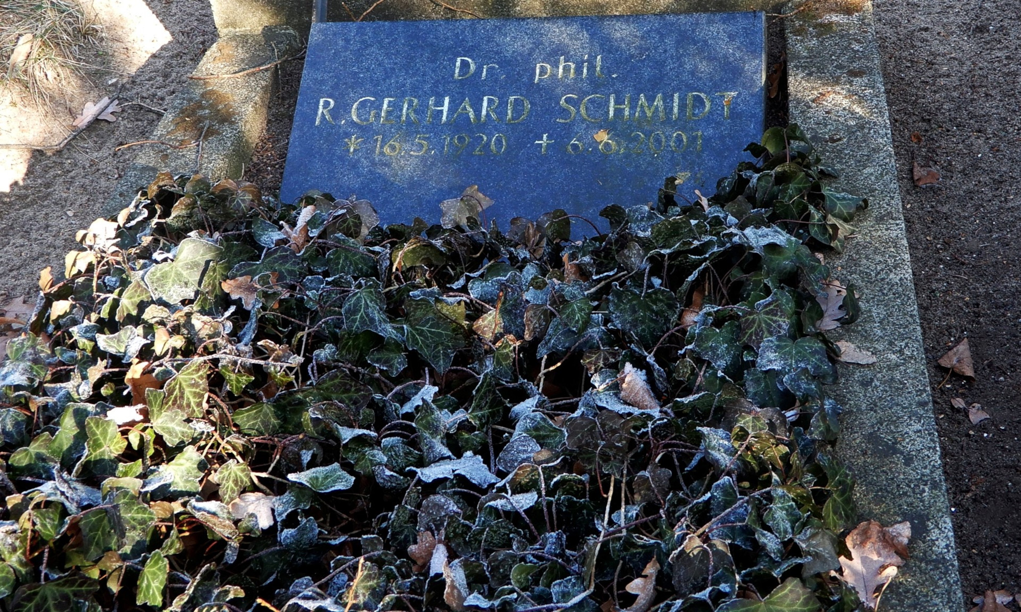Dr. phil. Gerhardt Schmidt