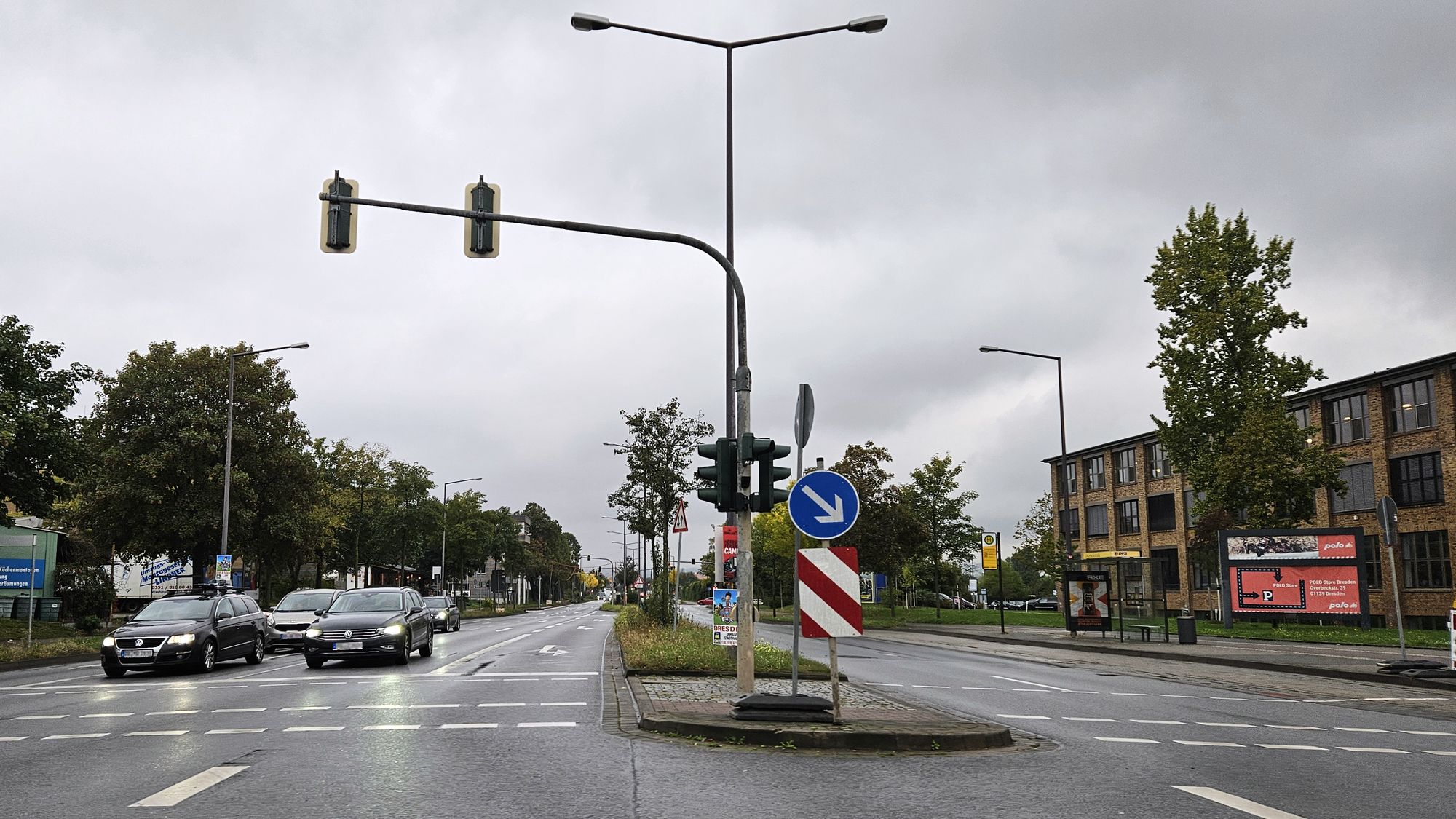 Ab Montag wird auf der Washingtonstraße gebaut. Foto: J. Frintert