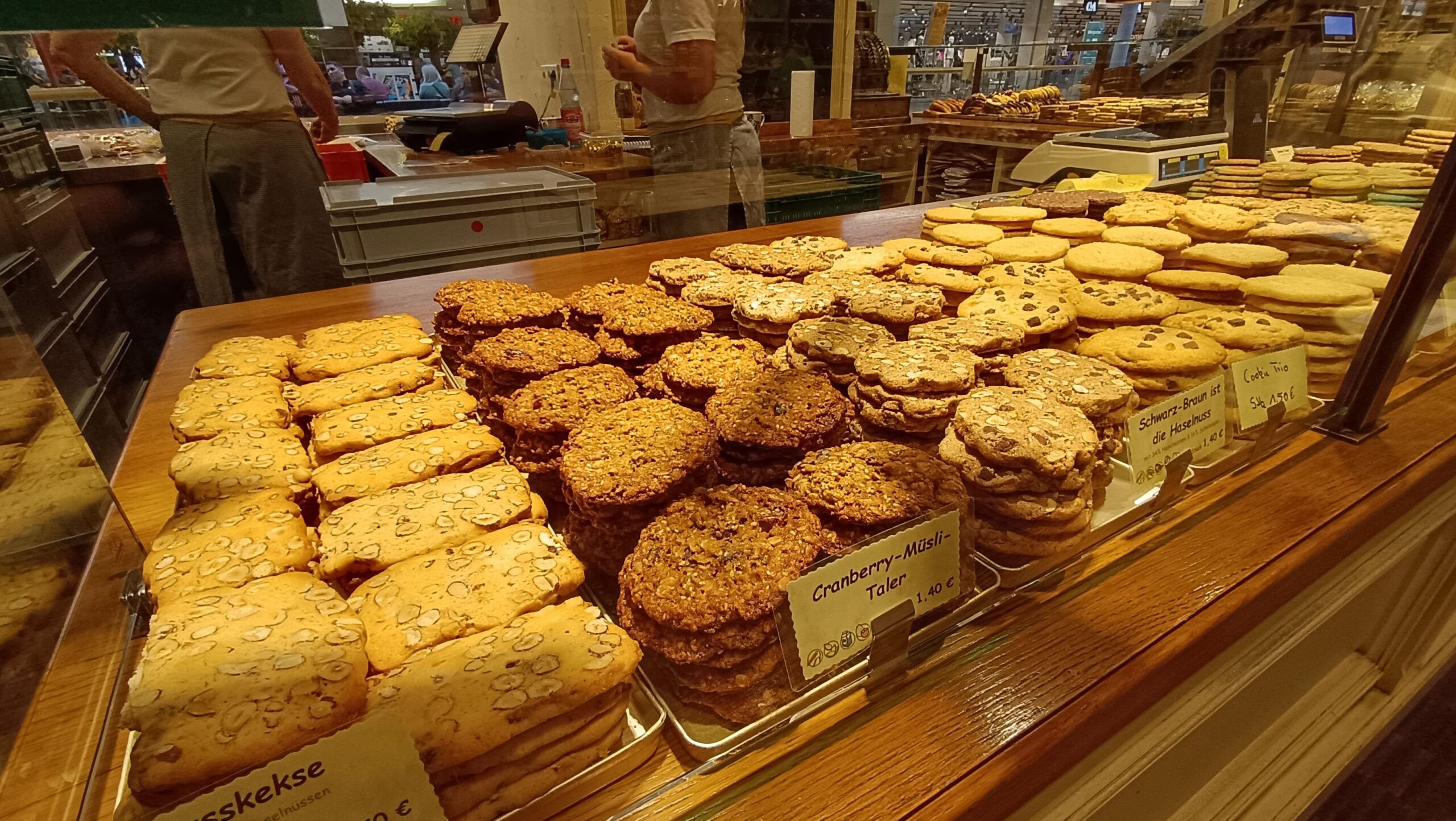 Das Keks-Sortiment bedient alle Geschmäcker.