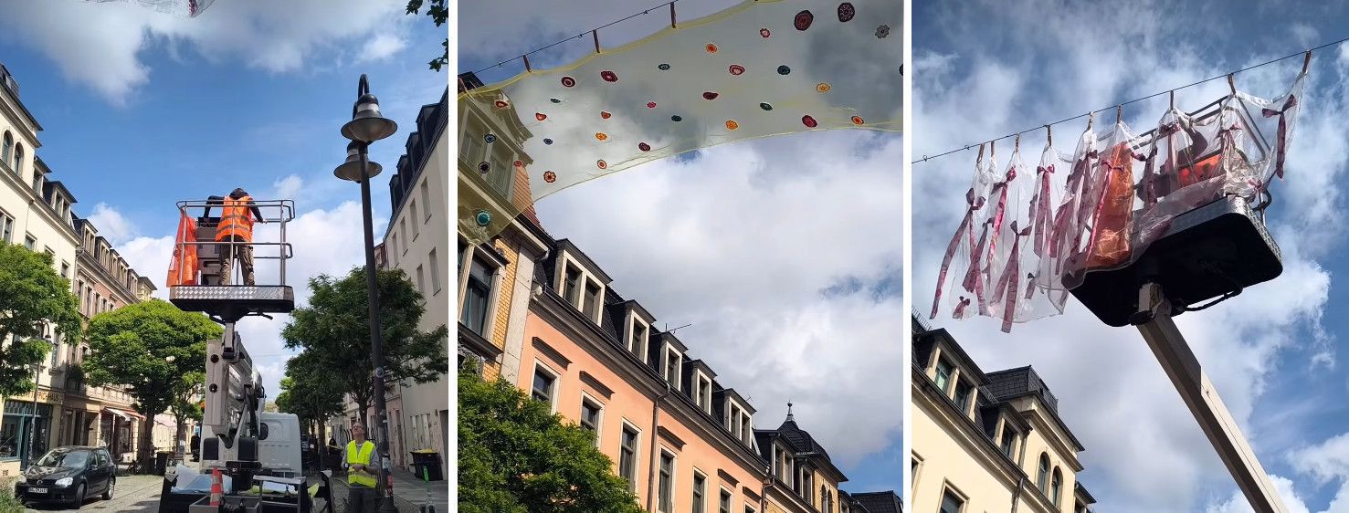 Ein Stadtteil wird geschmückt - Foto: Sankt Pieschen e.V. und Vitalapotheke Dresden