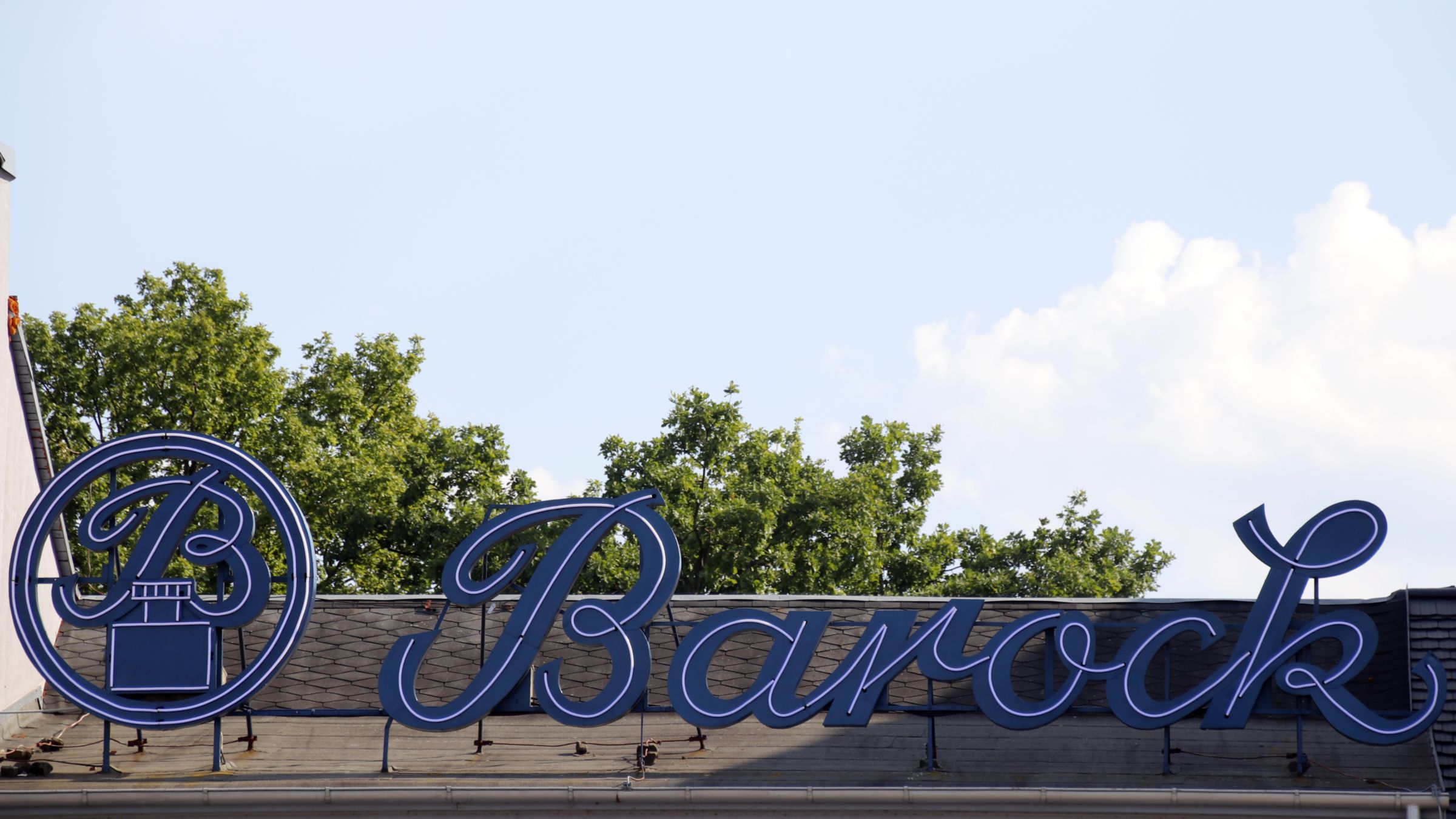 Barock-Schriftzug in Kaditz - Foto: J. Frintert