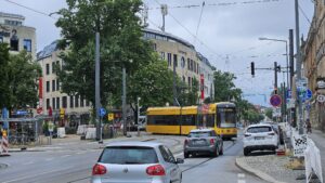 In Altpieschen wurde eine Weiche getauscht. Foto: Archiv/J. Frintert