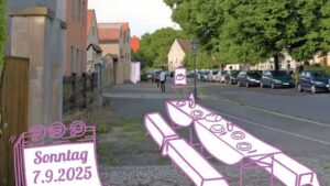 Der "Hufewiesen Trachau e.V." lädt zum Kaffeeklatsch und informiert über geplante Bildungsarbeit. Quelle: "Hufewiesen Trachau e.V."