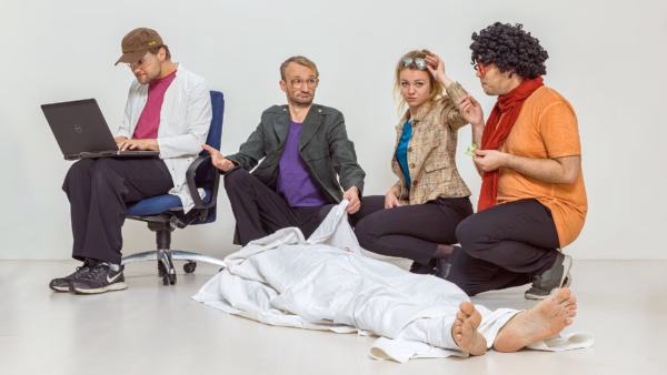 Szene aus dem Impro-Krimi - Foto: Baldauf & Baldauf