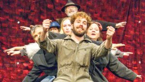 Szene aus "Sein oder Nichtsein" der Theatergruppe Spielbrett - Foto: Tanja Grunert