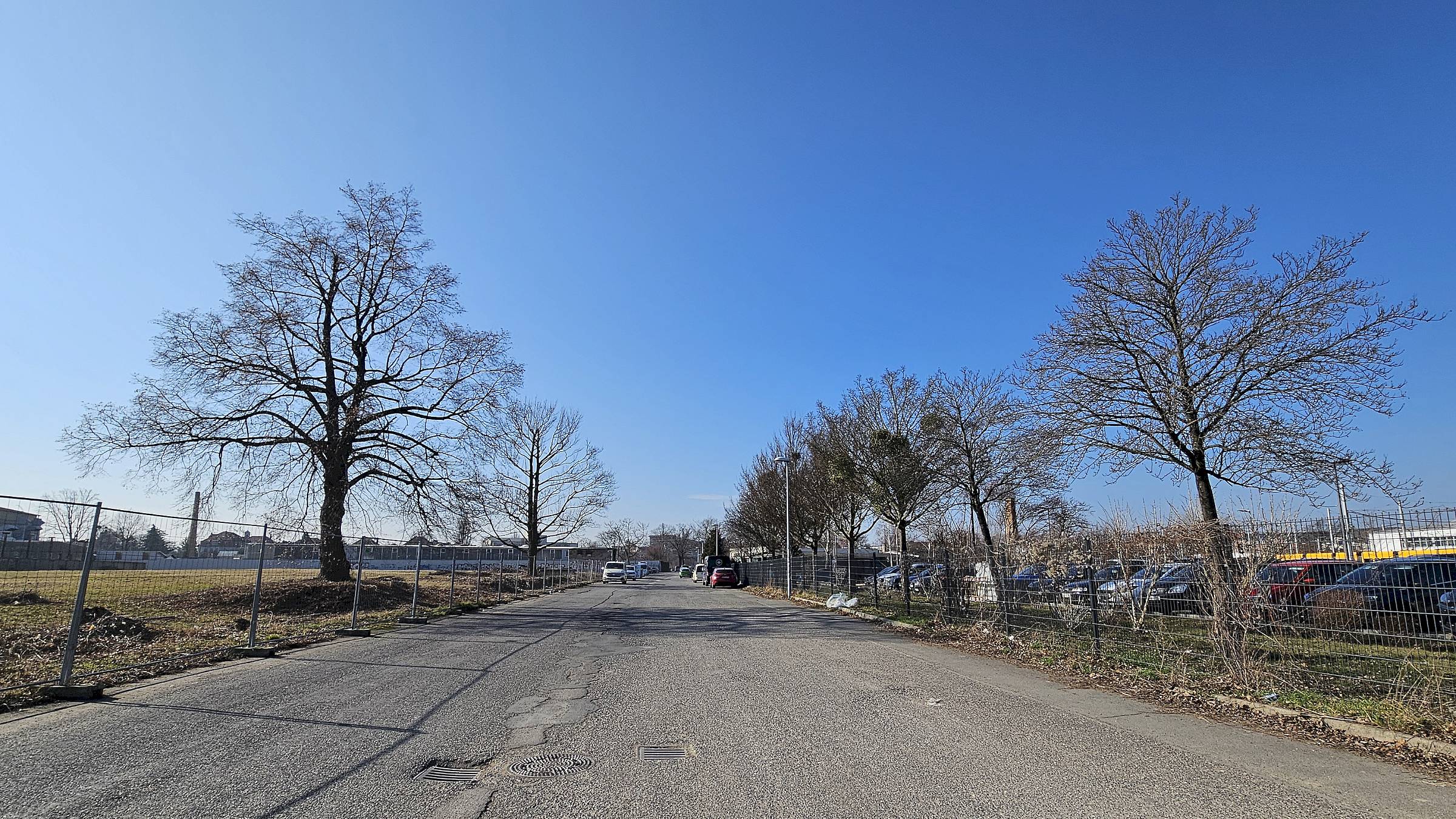 Heidestraße zwischen Großenhainer und Radeburger Straße - Foto: J. Frintert