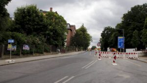 Baustelle an der Großenhainer Straße - Foto: J. Frintert