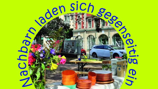 Nachbarschaftsbrunch am Konkordienplatz am 12. Juli, ab 11 Uhr - Foto: Pro Pieschen e.V.