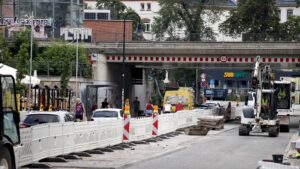 Bauarbeiten am S-Bahnhof Pieschen - Foto: J. Frintert