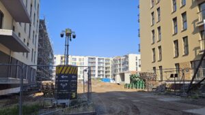 Immobilien: Kauf- und Mietpreise im Stadtbezirk Pieschen 2026 Mickten boomt - aktuell gibt es mehrere Baustellen für vielgeschossige Neubauten in dem Stadtteil. Foto: J. Frintert